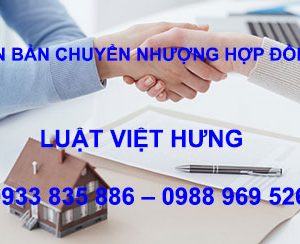 Van Ban Chuyen Nhuong Hop Dong Mua Nha Du An